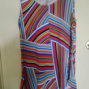 Multi color short sleeve top